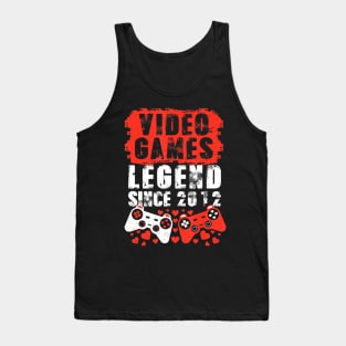 Gaming 2012 Birthday Video Games Birthday Gamer Tank Top